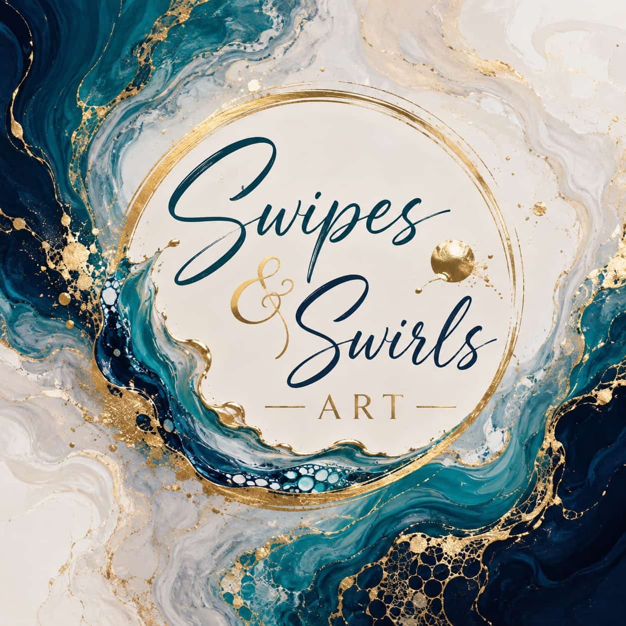 Swipes & Swirls Art logo
